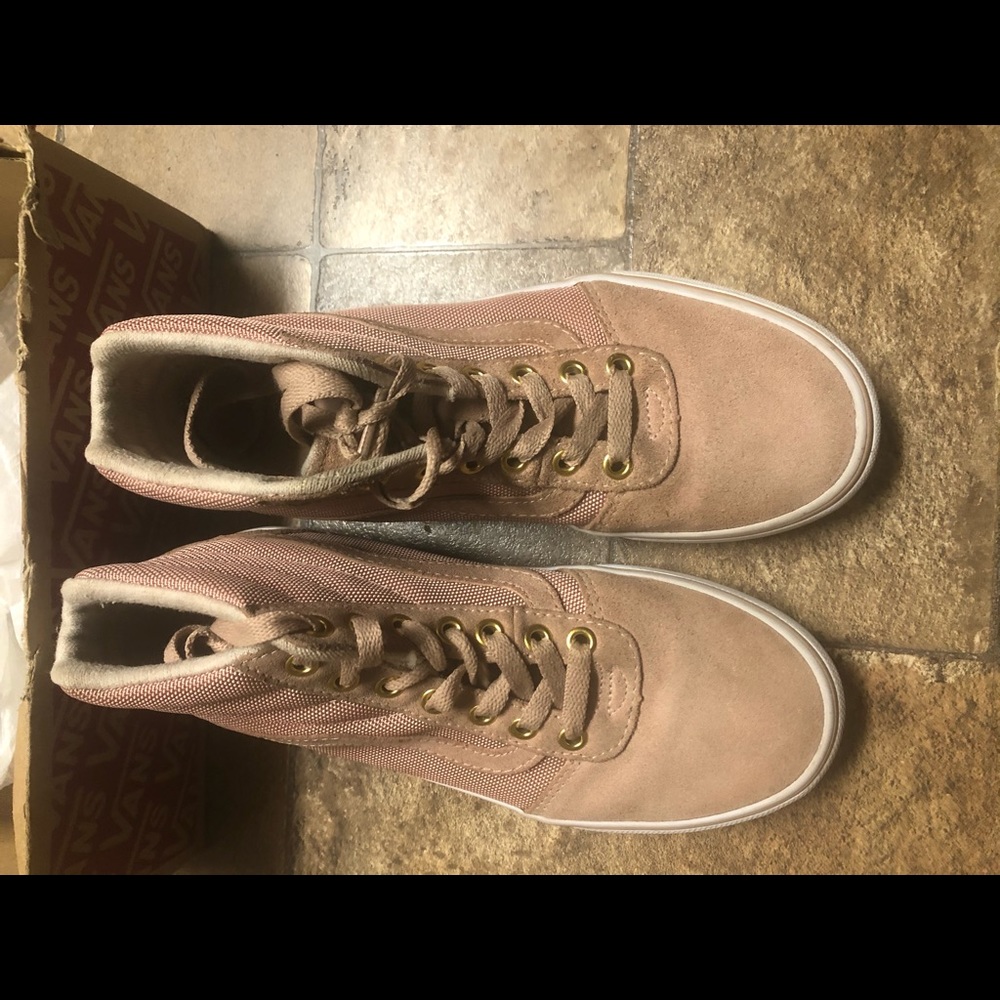 Mahogany Rose Hi-Top Vans